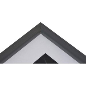 Cornice in legno Viola 10x15 cm Grigio scuro