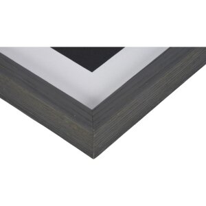 Cornice in legno Viola 10x15 cm Grigio scuro