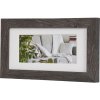 Henzo Cornice moderna 10x20 cm grigio scuro con passepartout 7x15 cm