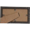 Henzo Cornice moderna 10x20 cm grigio scuro con passepartout 7x15 cm