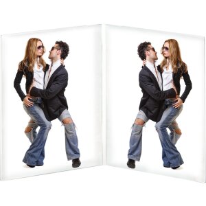 Walther Ritratto in acrilico Doppia cornice 2 foto 13x18 cm