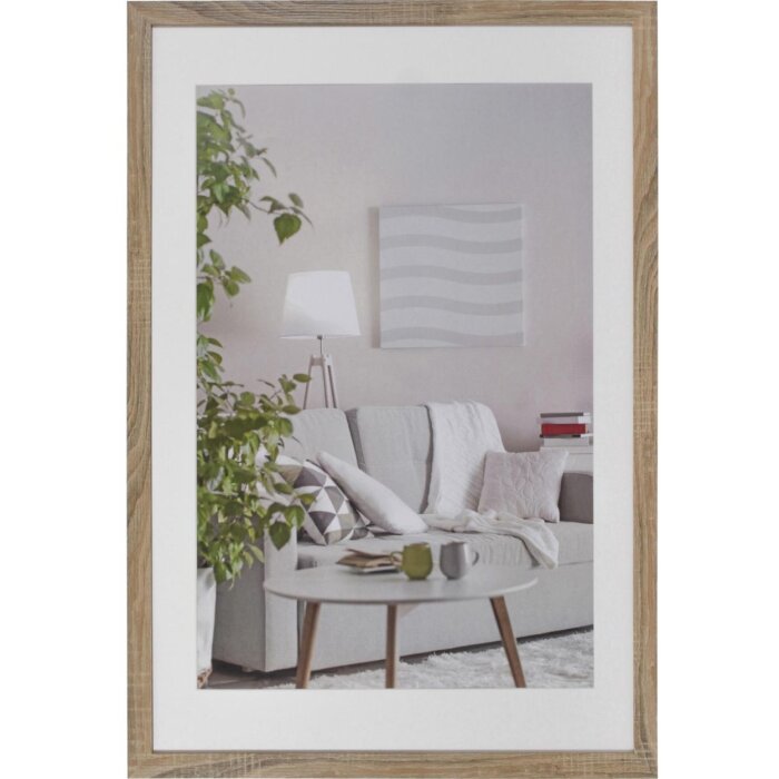 Cornice moderna 60x90 cm marrone medio