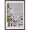 Henzo Cornice moderna 60x90 cm grigio scuro con passepartout 50x75 cm