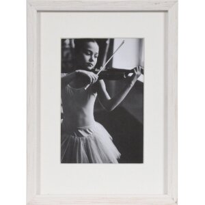 Cornice in legno Viola 13x18 cm bianco
