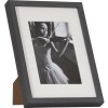 Cornice in legno Viola 13x18 cm grigio scuro