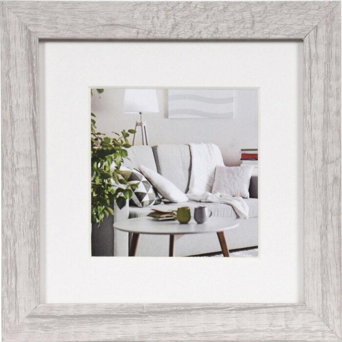 Cornice moderna 15x15 cm bianco