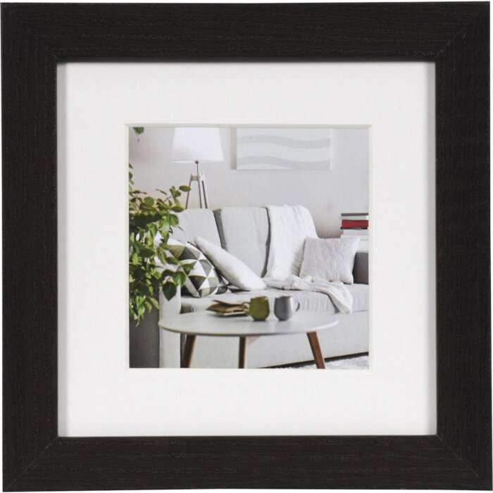 Cornice moderna 15x15 cm marrone scuro