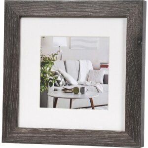 Cornice moderna 15x15 cm grigio scuro