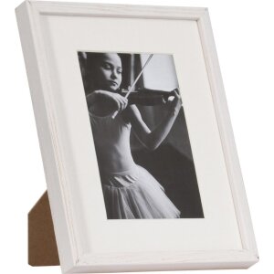 Cornice in legno Viola 15x20 cm bianco
