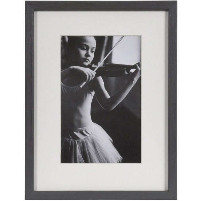 Cornice in legno Viola 15x20 cm grigio scuro