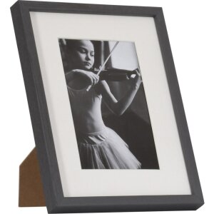 Cornice in legno Viola 15x20 cm grigio scuro