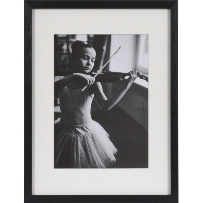 Cornice in legno Viola 18x24 cm nero
