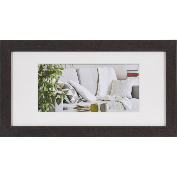 Henzo Cornice moderna 15x30 cm marrone scuro