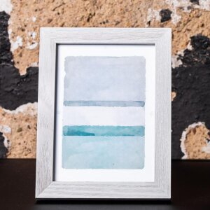 Cornice moderna 20x25 cm bianca