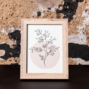 Cornice moderna 20x25 cm marrone medio