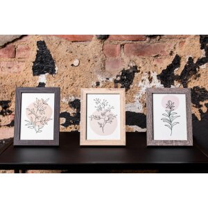 Cornice moderna 20x25 cm marrone medio