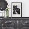 Cornice in legno Viola 20x30 cm nero