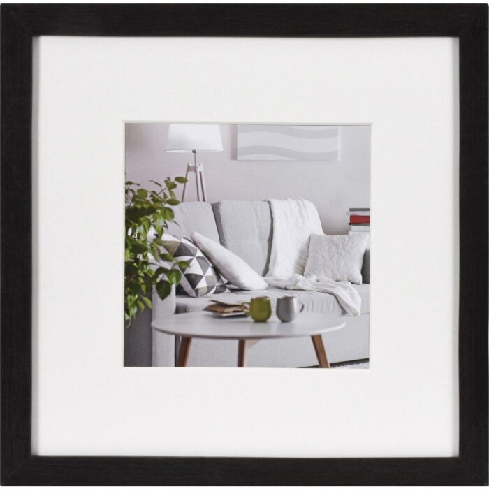 Cornice moderna 30x30 cm marrone scuro