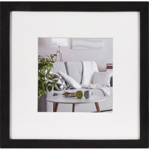 Cornice moderna 30x30 cm marrone scuro