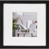 Cornice moderna 30x30 cm marrone scuro