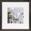 Cornice moderna 30x30 cm grigio scuro