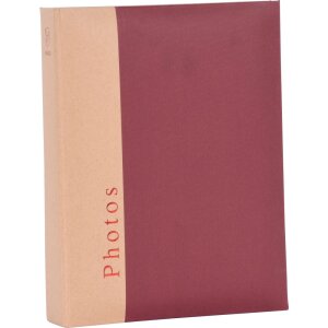 Album Capitolo 200 foto 10x15 cm vino rosso