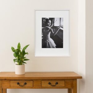 Cornice in legno Viola 30x40 cm bianco