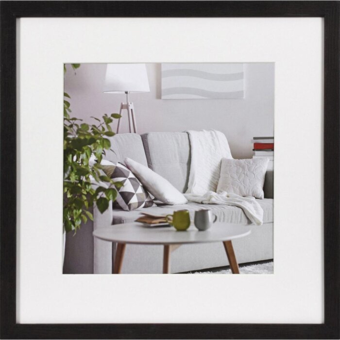 Cornice per quadri moderna 40x40 cm marrone scuro
