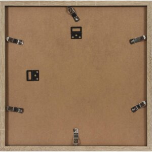 Henzo Cornice moderna 40x40 cm marrone medio con passepartout 28x28 cm