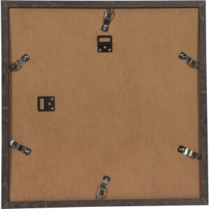 Henzo Cornice moderna 40x40 cm grigio scuro con passepartout 28x28 cm