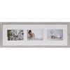 Henzo Galleria fotografica moderna 20x60 cm bianco 3 foto 10x15 cm