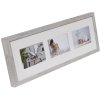 Henzo Galleria fotografica moderna 20x60 cm bianco 3 foto 10x15 cm