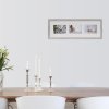 Henzo Galleria fotografica moderna 20x60 cm bianco 3 foto 10x15 cm