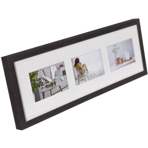 Galleria fotografica Moderna 20x60 cm marrone scuro 3 foto 10x15 cm