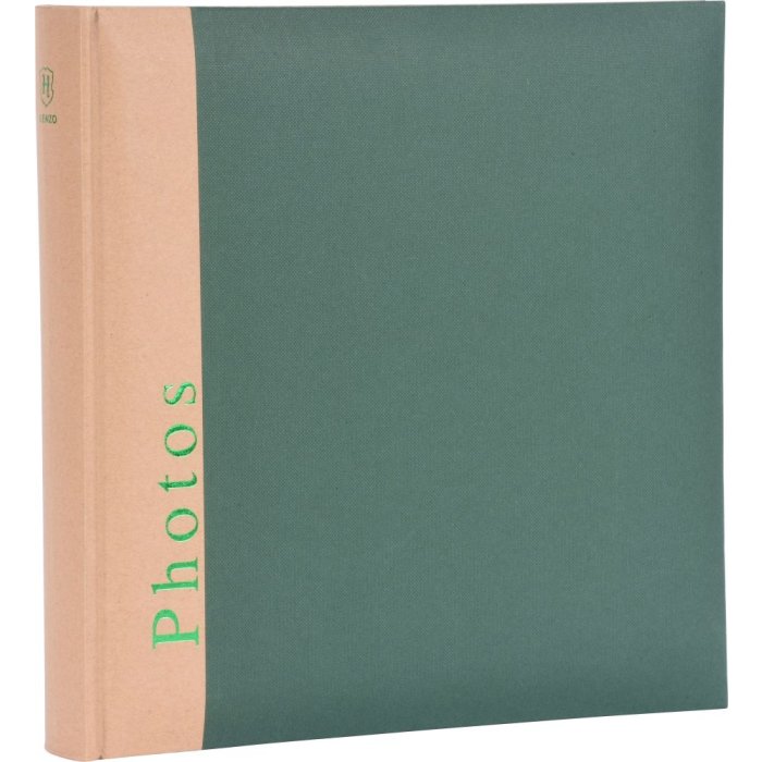 Henzo Album fotografico Jumbo Chapter verde 30x30 cm 100 pagine bianche