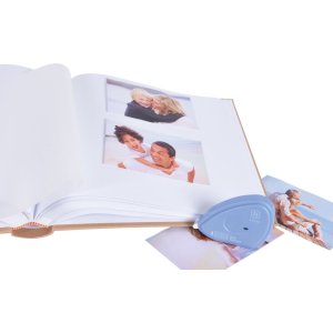 Henzo Album fotografico Jumbo Chapter verde 30x30 cm 100 pagine bianche