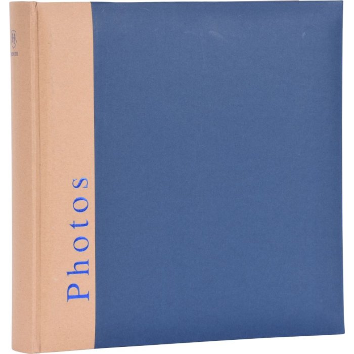 Henzo Album fotografico Jumbo Chapter blu 30x30 cm 100 pagine bianche
