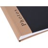 Henzo Jumbo Photo Album Chapter nero 30x30 cm 100 pagine bianche