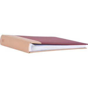 Henzo Jumbo Photo Album Chapter rosso vino 30x30 cm 100 pagine bianche