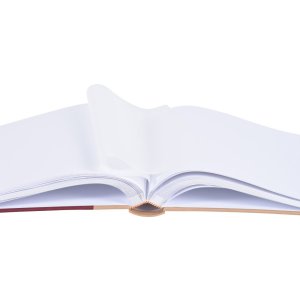 Henzo Jumbo Photo Album Chapter rosso vino 30x30 cm 100 pagine bianche
