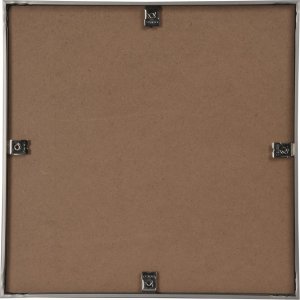 Telaio in alluminio Henzo Portofino 30x30 cm grigio scuro con passe-partout 20x20 cm