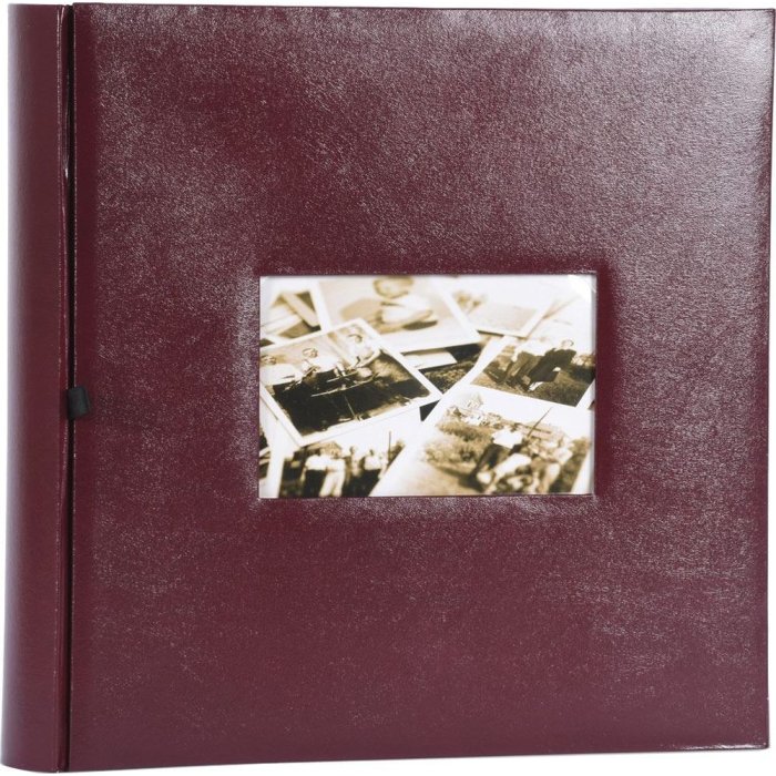 Album fotografico Jumbo Edition rosso 30x30 cm 100 pagine bianche