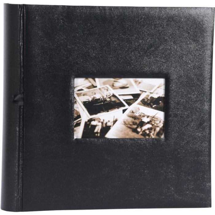 Henzo Jumbo Photo Album Edition nero 30x30 cm 100 pagine bianche