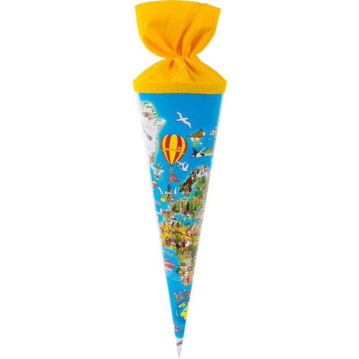 Cono scolastico 35 cm mappa del mondo - 93 070 Goldbuch