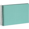 Goldbuch Album a spirale Bella Vista aqua 23x17 cm 40 pagine nere