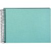 Goldbuch Album a spirale Bella Vista aqua 23x17 cm 40 pagine nere