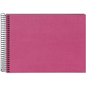 Album a spirale Goldbuch Bella Vista fucsia 23x17 cm 40 pagine nere