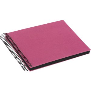 Album a spirale Goldbuch Bella Vista fucsia 23x17 cm 40 pagine nere