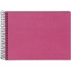 Album a spirale Goldbuch Bella Vista fucsia 23x17 cm 40 pagine nere