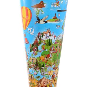Cono scolastico 70 cm mappa del mondo - 97 070 Goldbuch